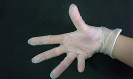 一次性无粉防滑防油pvc手套