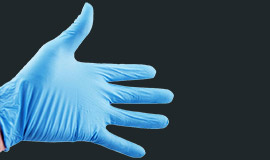 防过敏检查丁腈手套