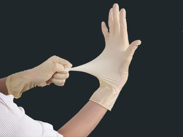 米黄色乳胶手套 米黄色乳胶手套