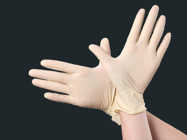 米黄色乳胶手套 米黄色乳胶手套