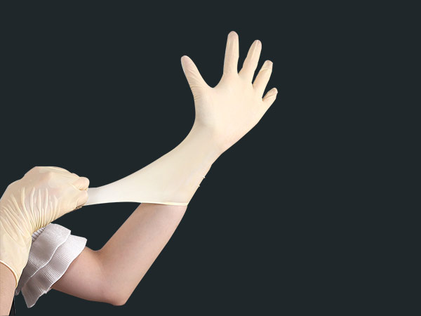 米黄色乳胶手套 米黄色乳胶手套