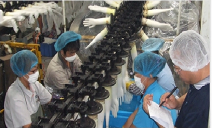 工厂一次性手套案例